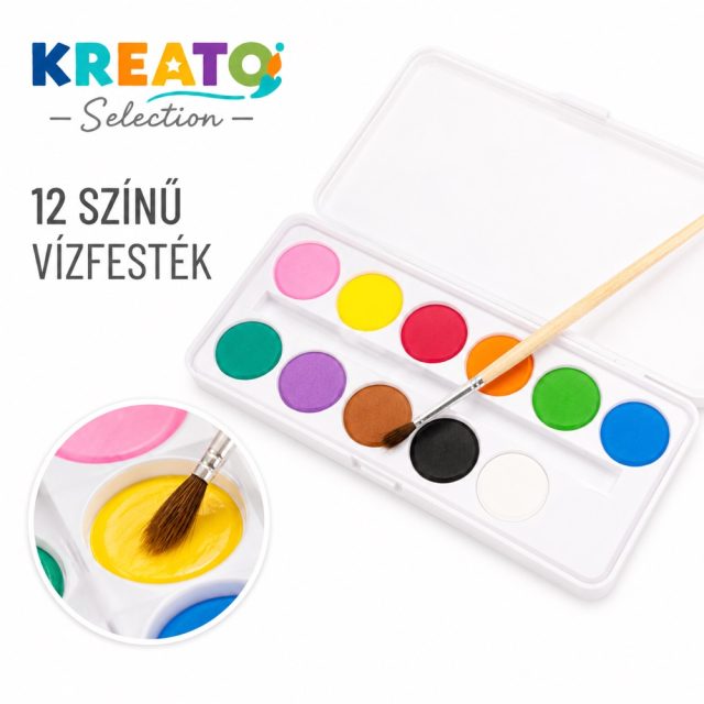 Kreato Selection – 12 színű vízfesték